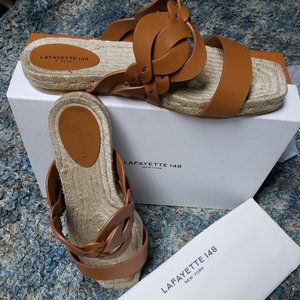Layfayette NY 148 Ondine Bohemian Leather Sandals NIB